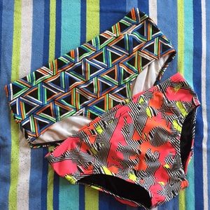 2 Pack of Speed Swim Briefs - Wild Prints